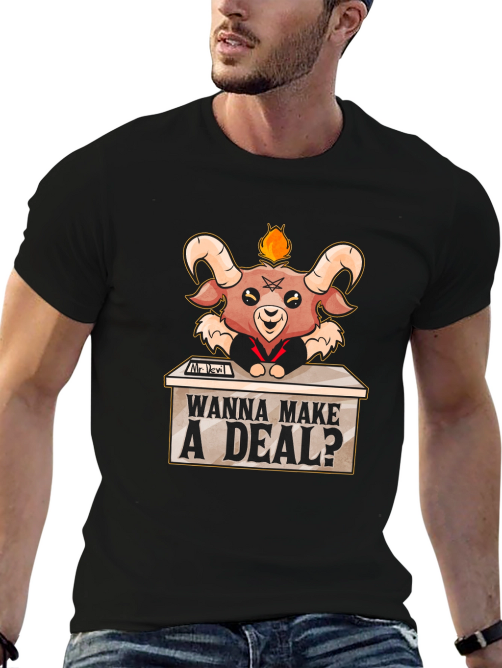 Mr. Devil Wanna Make A Deal? Graphic Tee