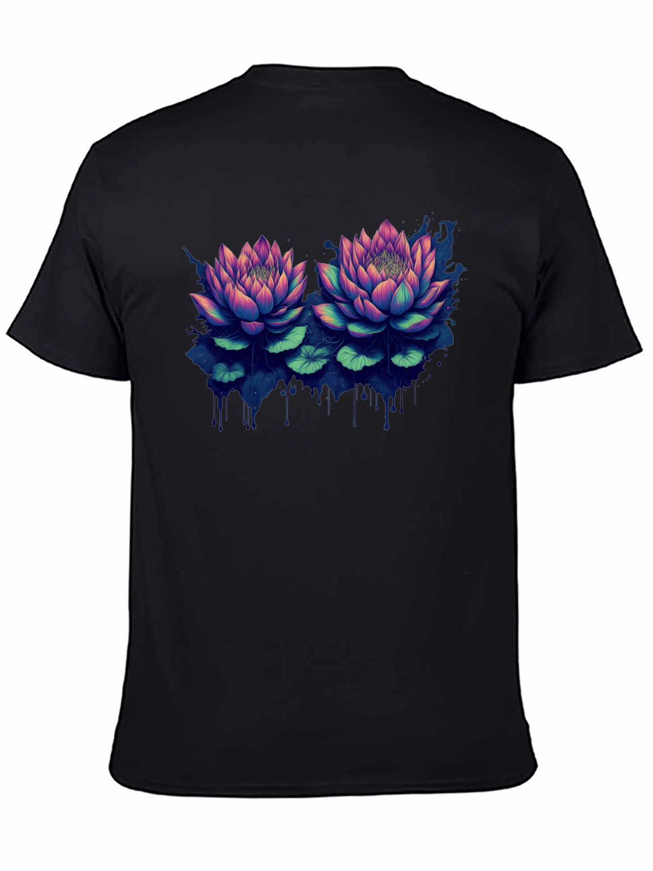 Lotus Blossom Graphic T-Shirt
