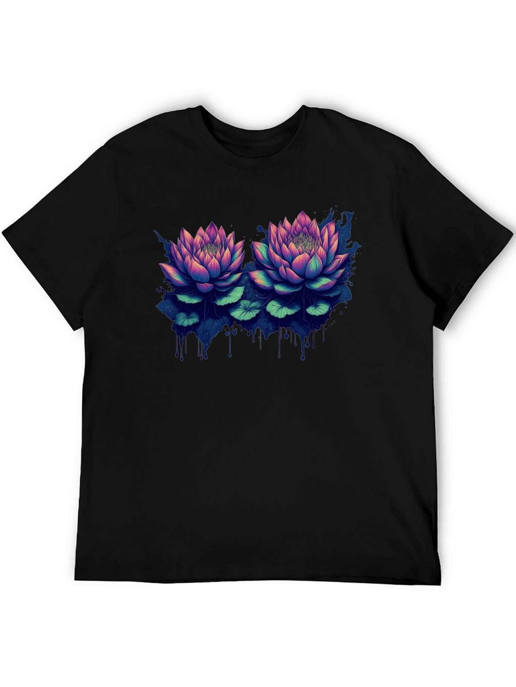 Lotus Blossom Graphic T-Shirt
