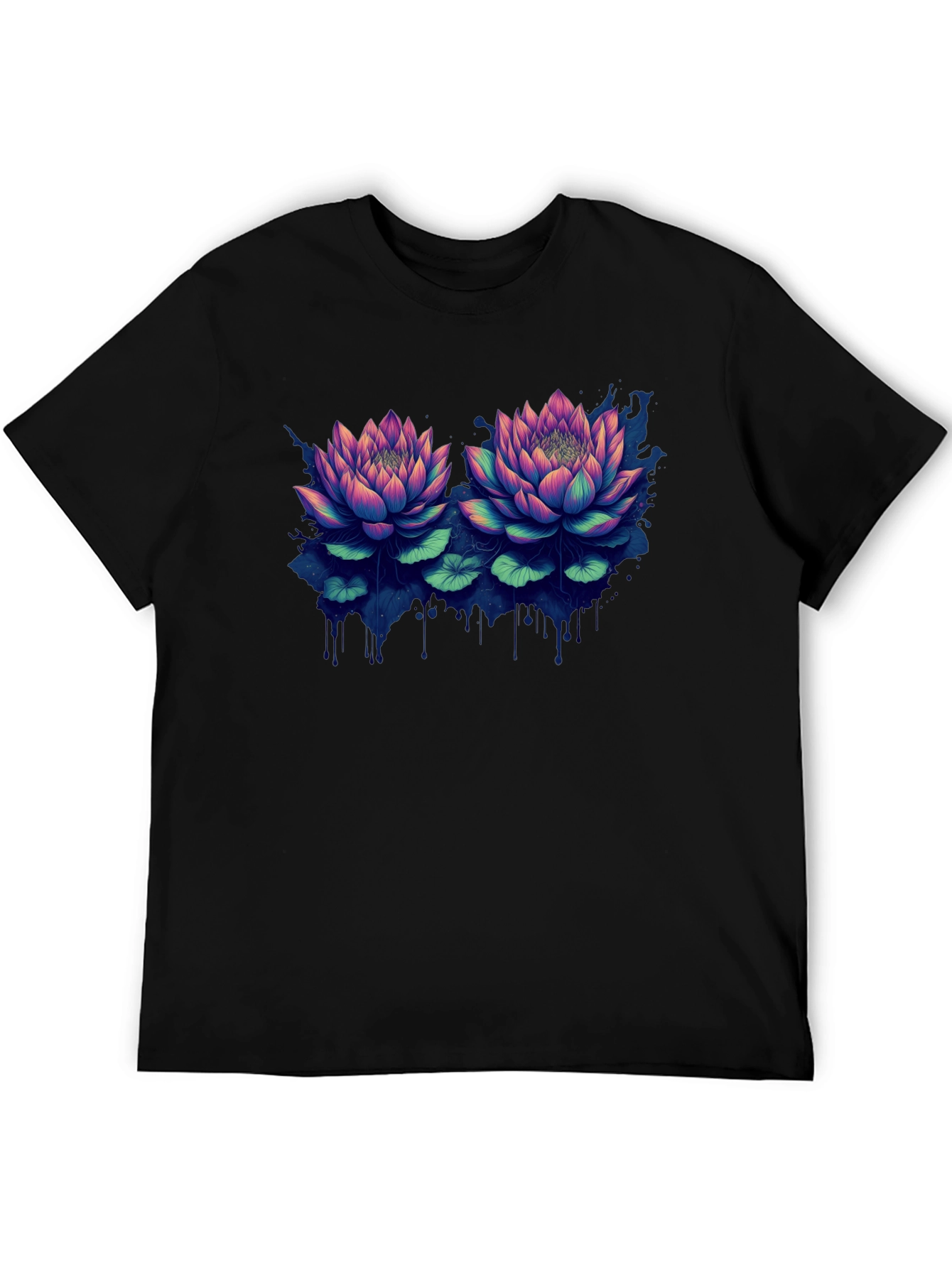 Lotus Blossom Graphic T-Shirt