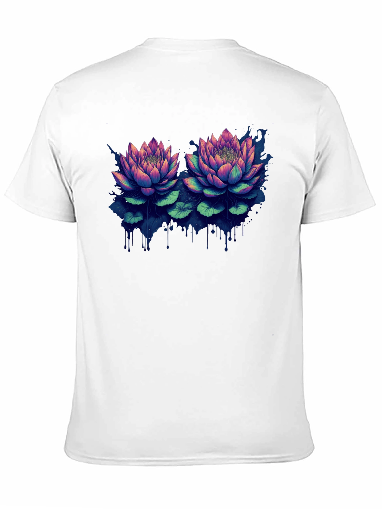 Lotus Blossom Graphic T-Shirt