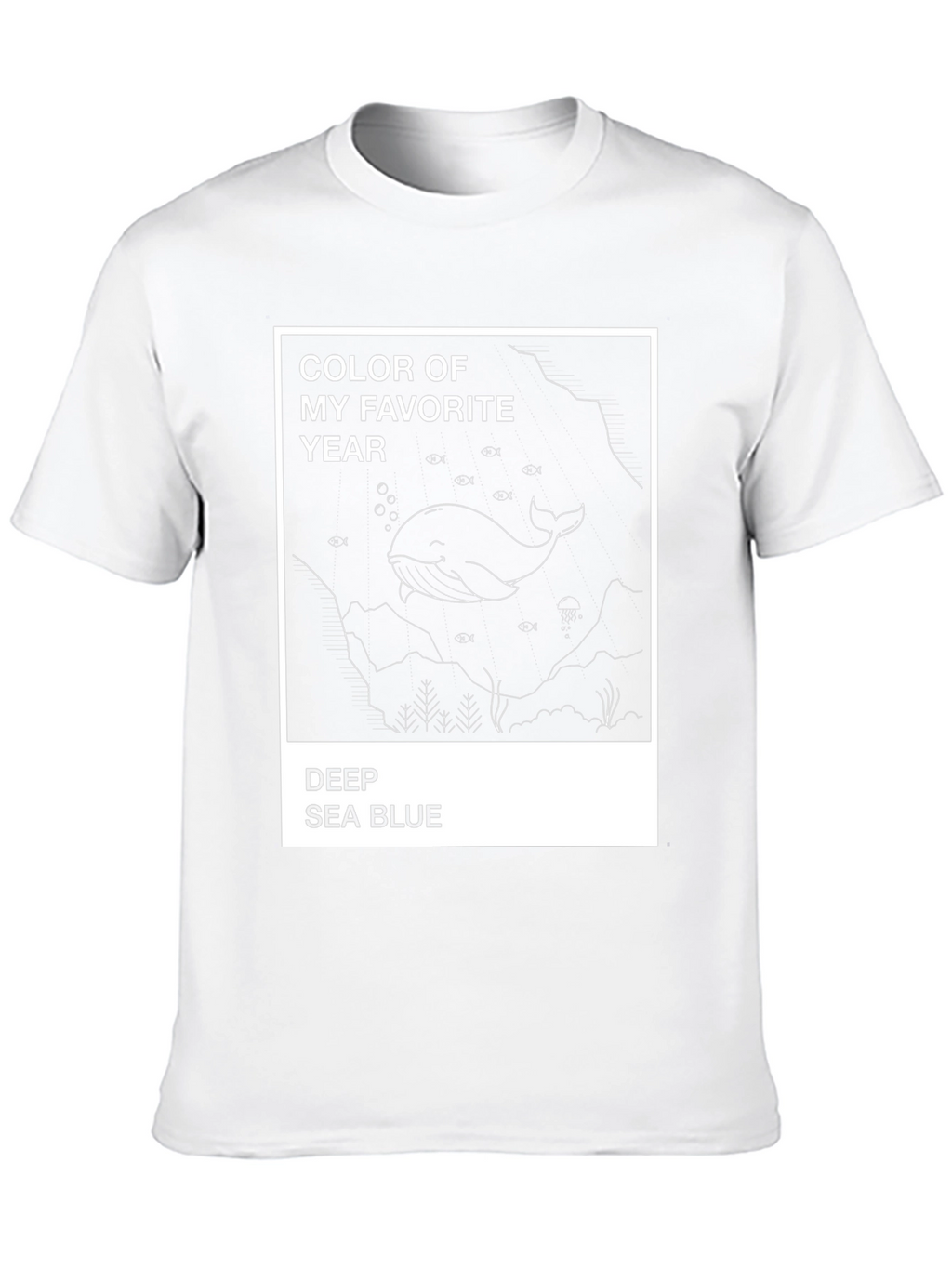 Deep Sea Blue Whale Graphic Tee
