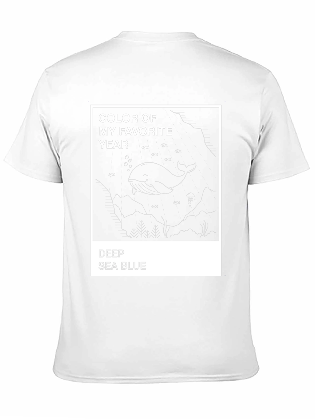Deep Sea Blue Whale Graphic Tee