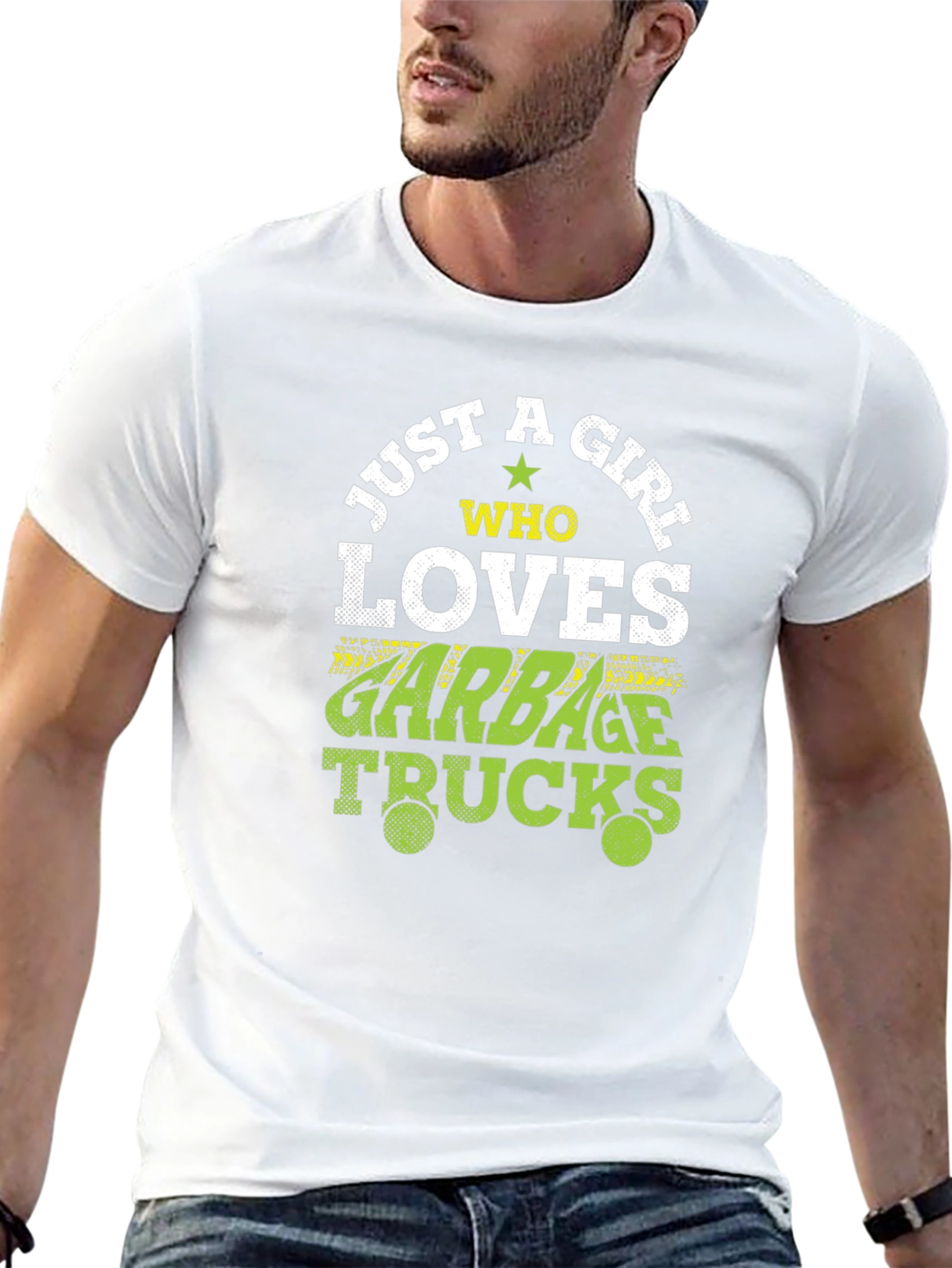 Just A Girl Who Loves Garbage Trucks T-Shirt