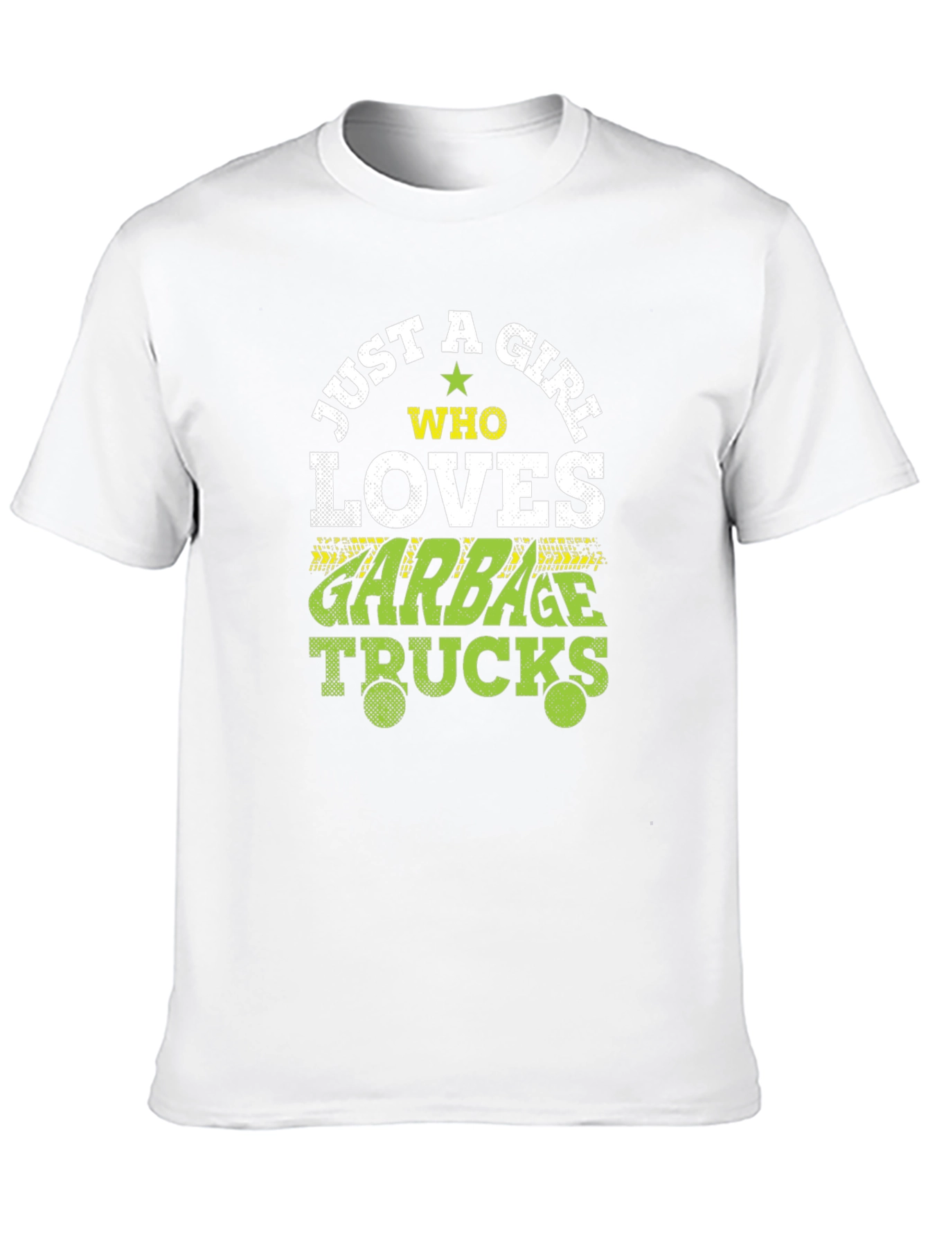 Just A Girl Who Loves Garbage Trucks T-Shirt