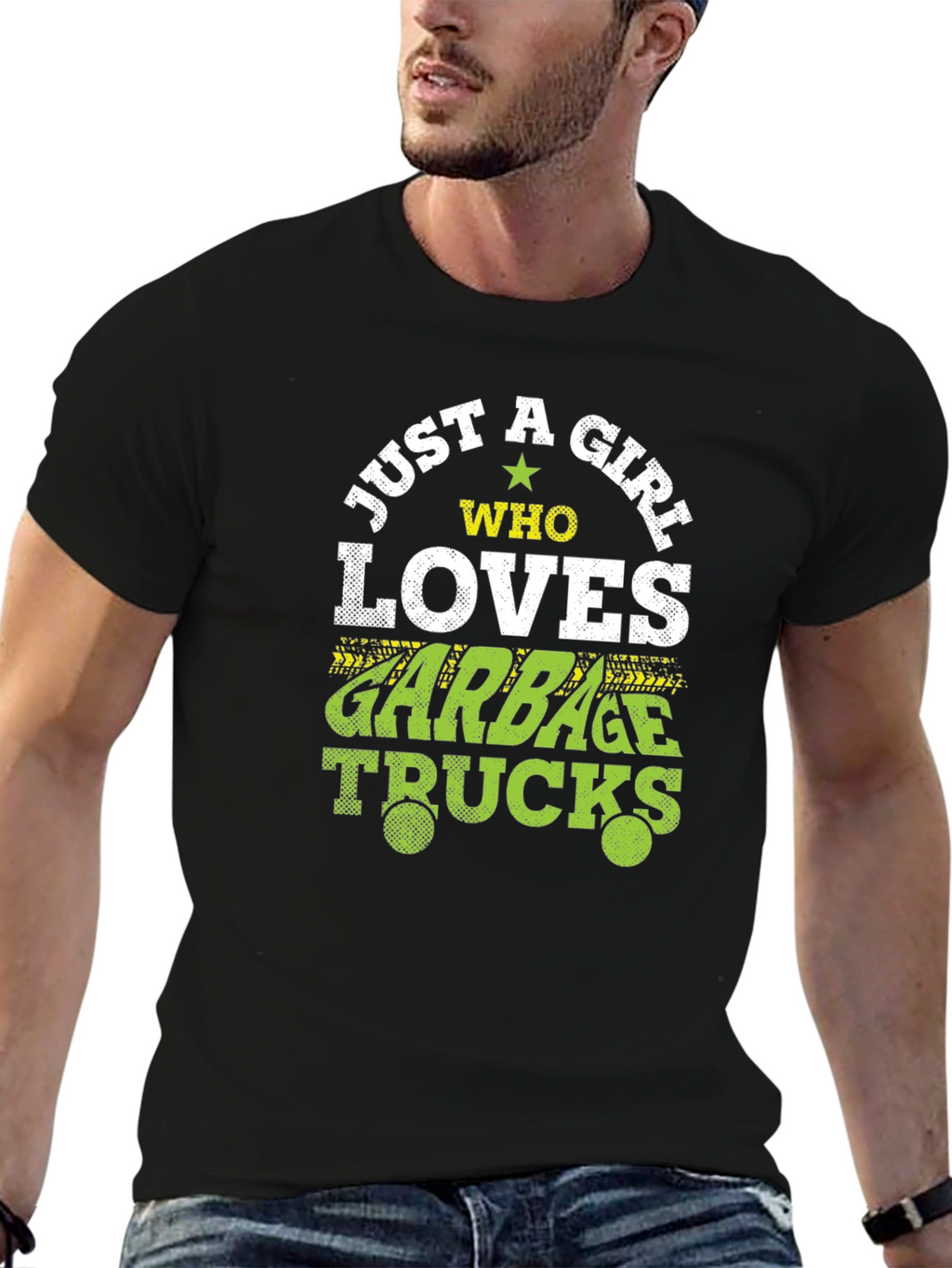 Just A Girl Who Loves Garbage Trucks T-Shirt