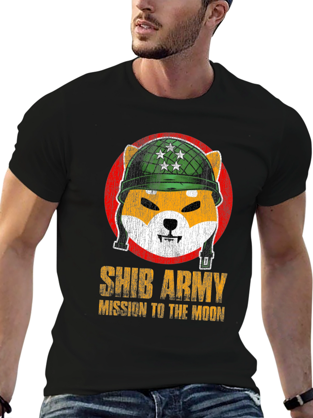 Shib Army Mission to the Moon T-Shirt