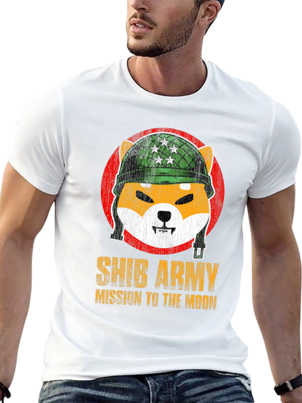 Shib Army Mission to the Moon T-Shirt