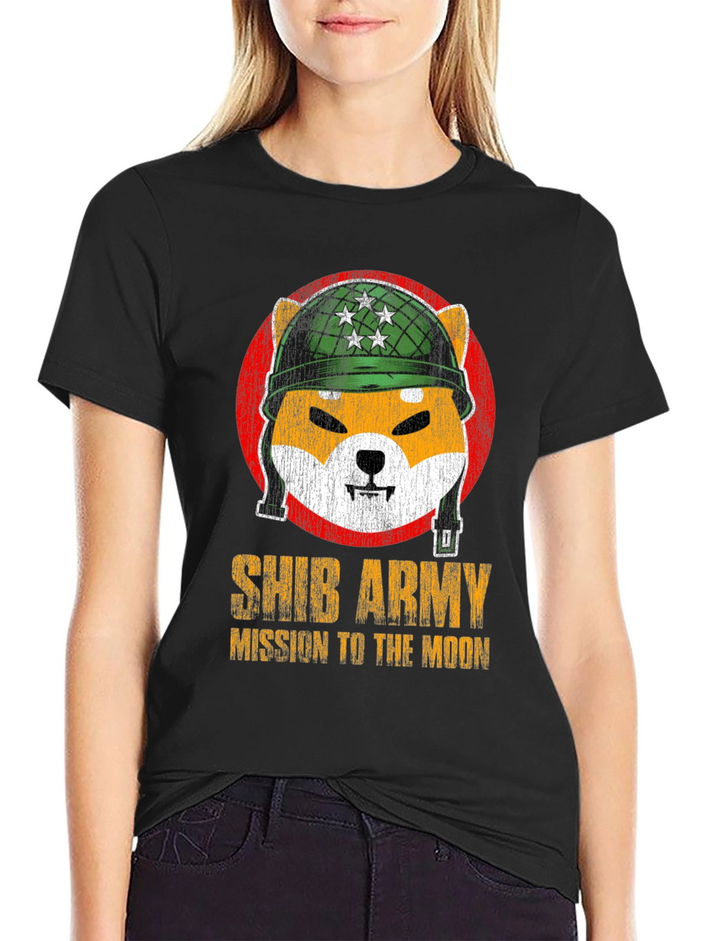 Shib Army Mission to the Moon T-Shirt