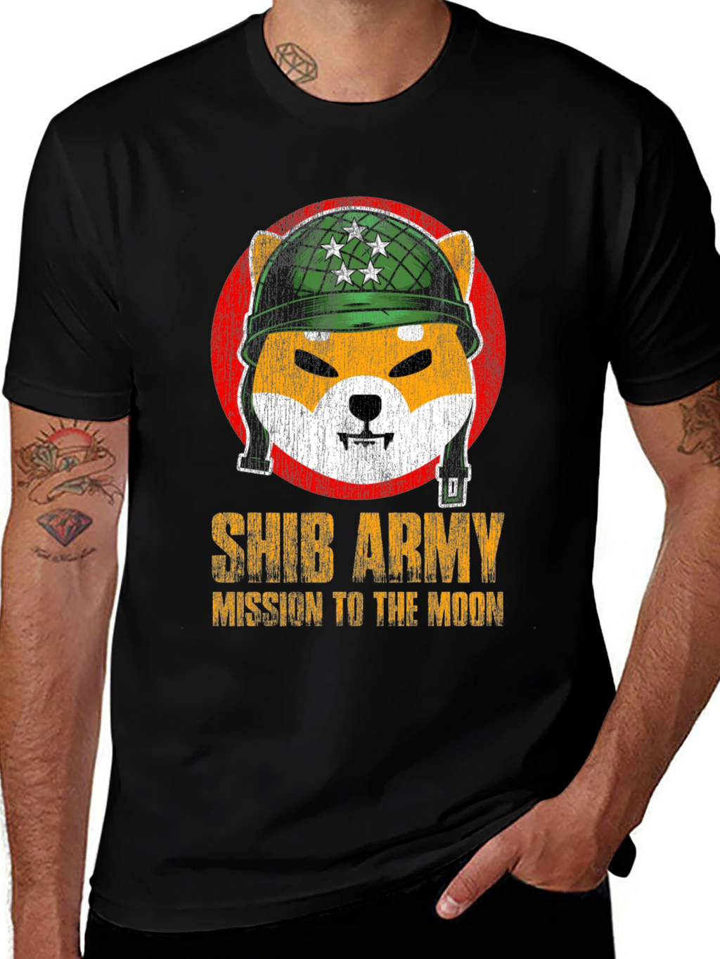 Shib Army Mission to the Moon T-Shirt
