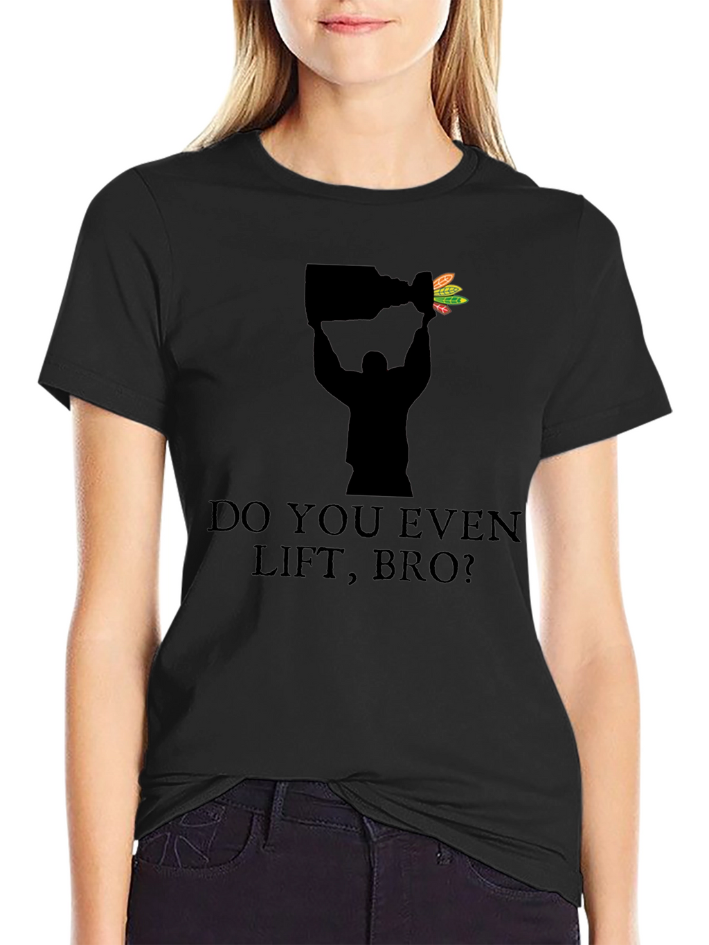 Do You Even Lift Bro? Blackhawks Stanley Cup T-Shirt