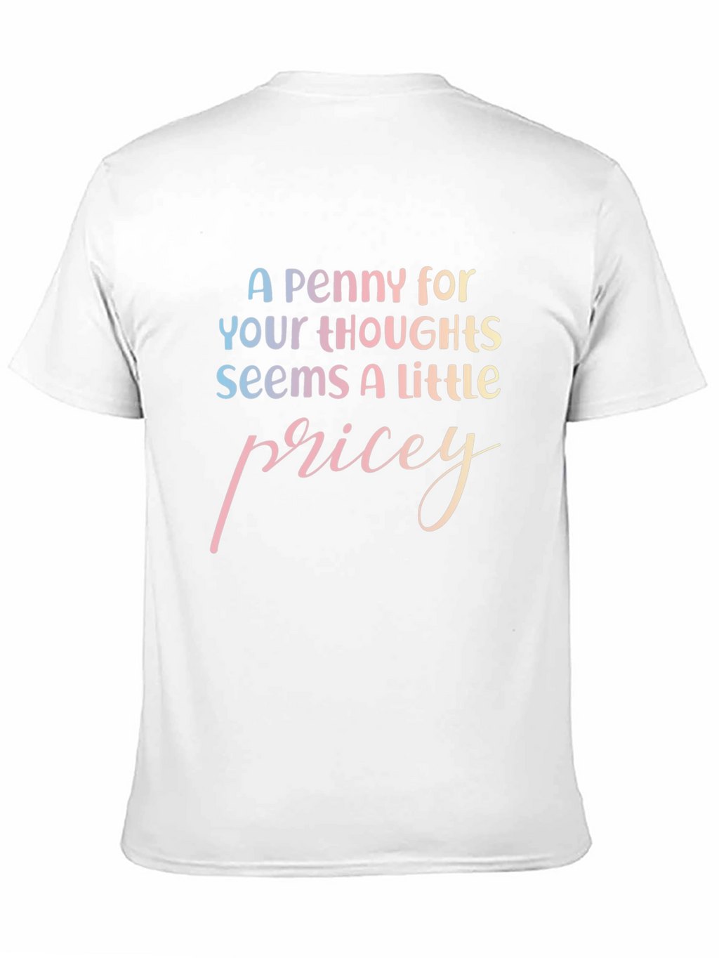 Penny For Your Thoughts T-Shirt Black Tee