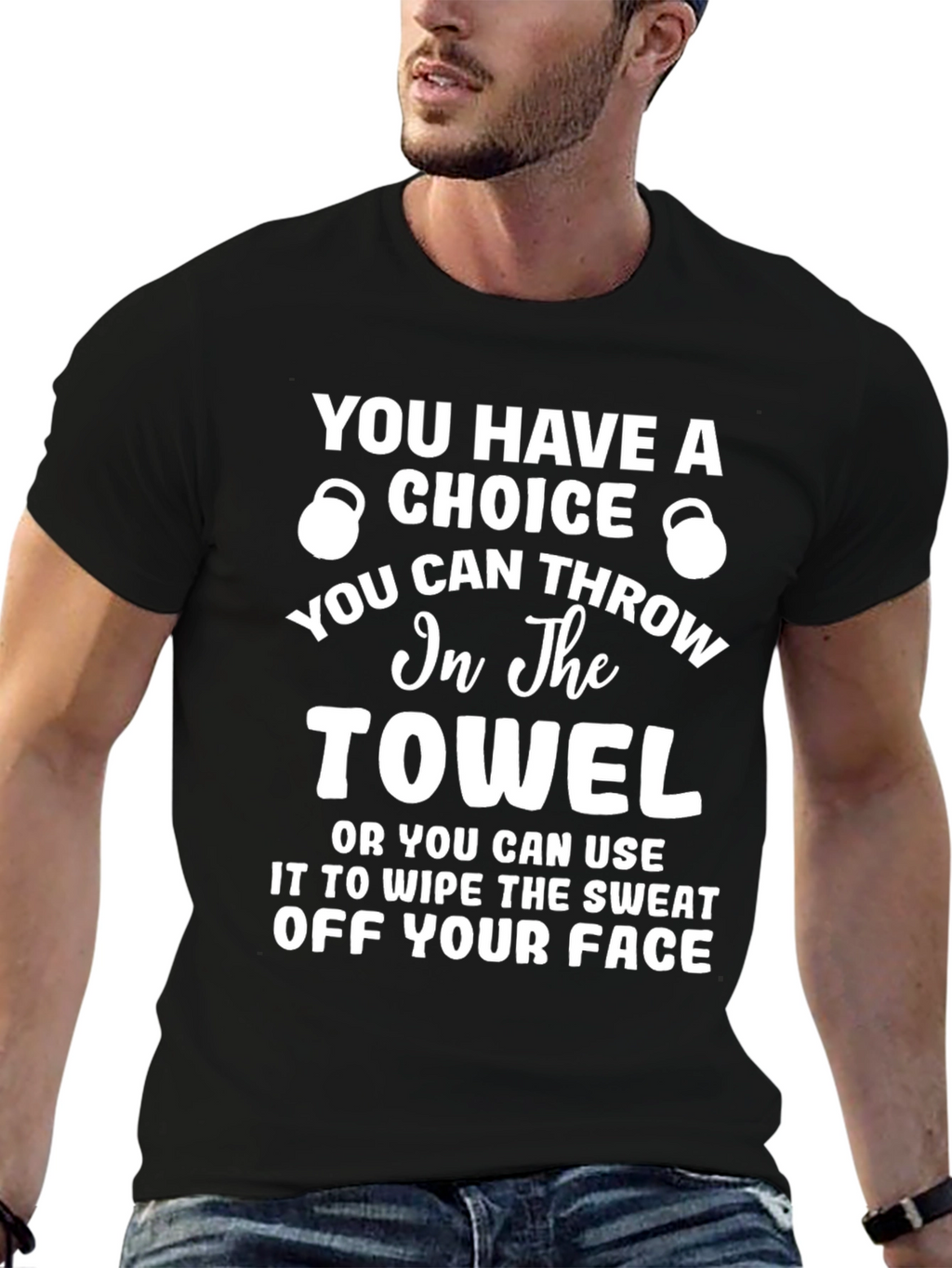 Motivational Gym T-Shirt - Choice is Yours