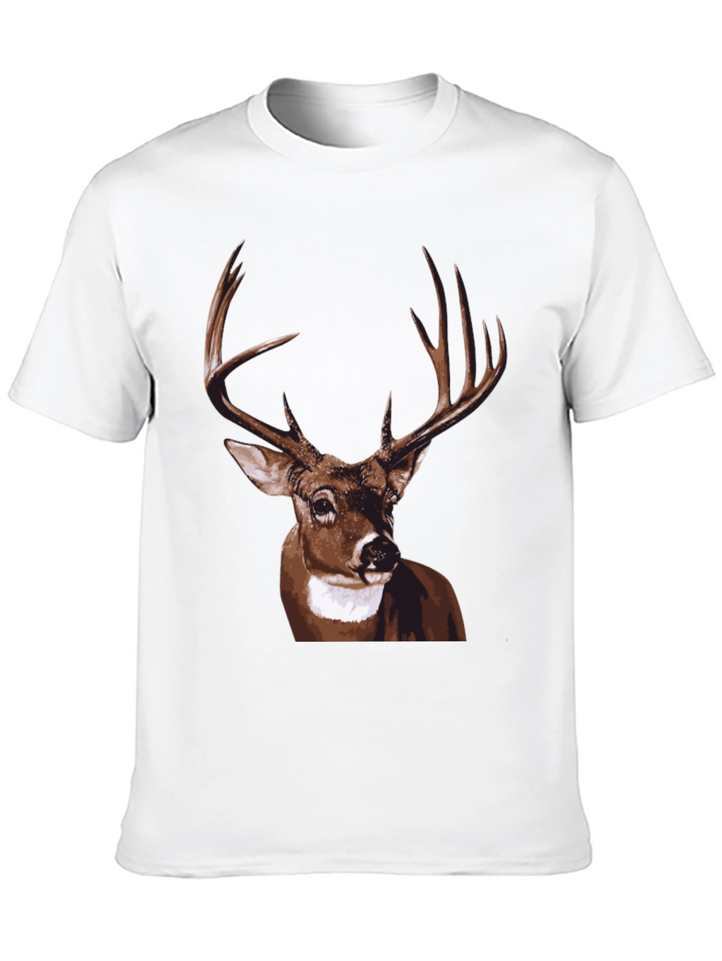 Deer Graphic Tee - Mens Black T-Shirt