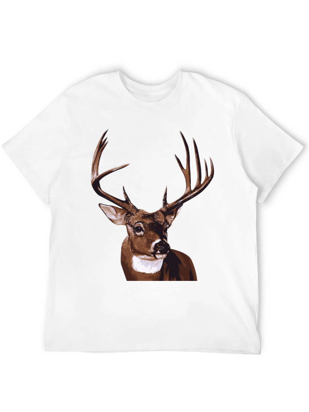 Deer Graphic Tee - Mens Black T-Shirt