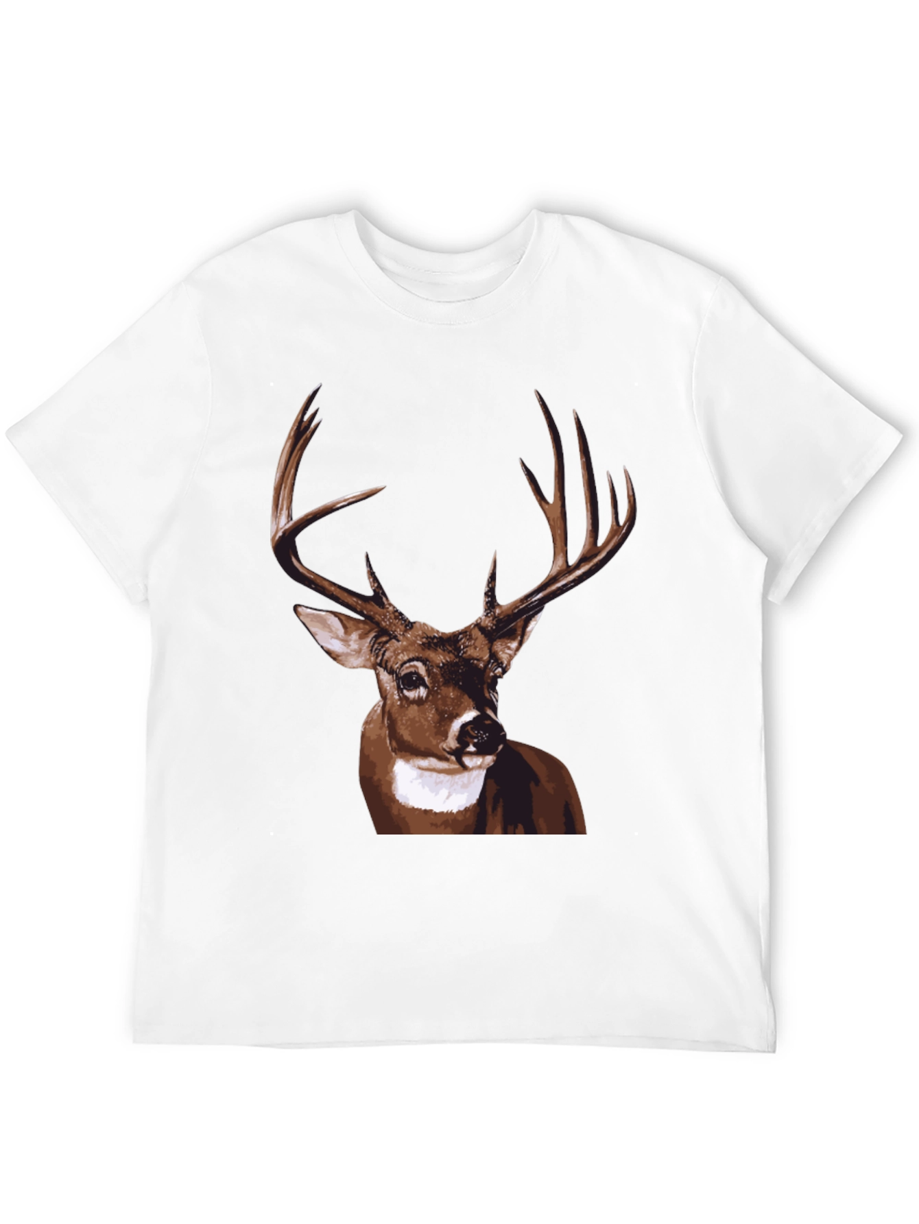 Deer Graphic Tee - Mens Black T-Shirt