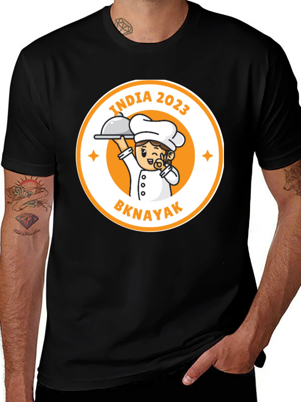 India 2023 Chef Graphic T-Shirt