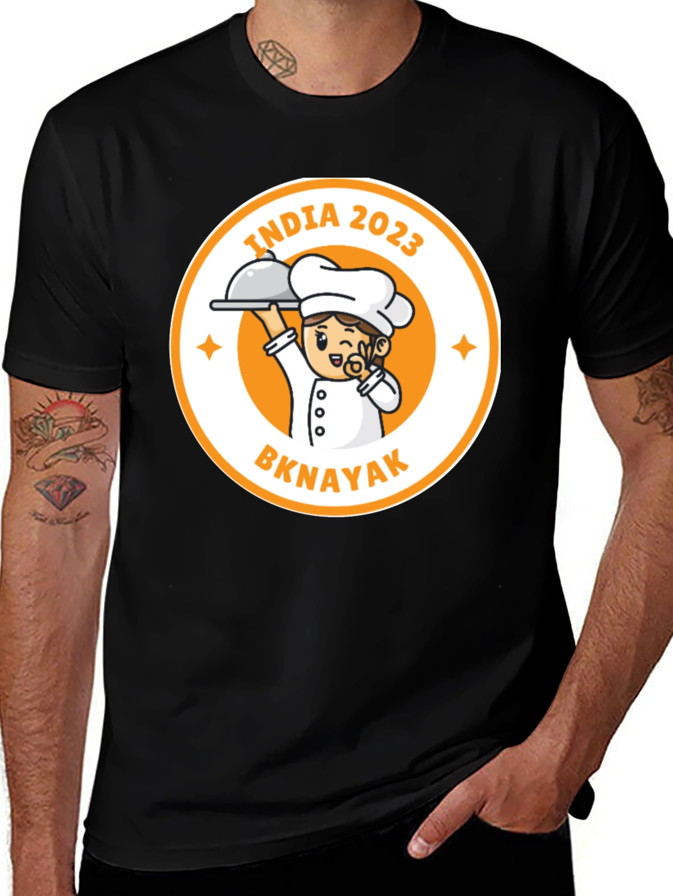 India 2023 Chef Graphic T-Shirt