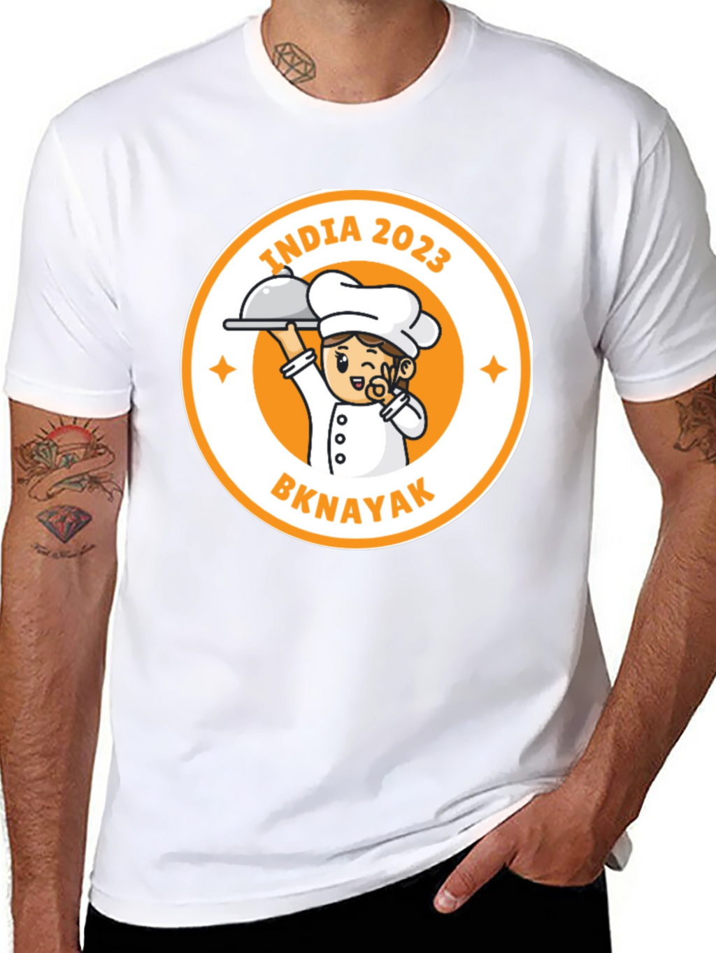 India 2023 Chef Graphic T-Shirt