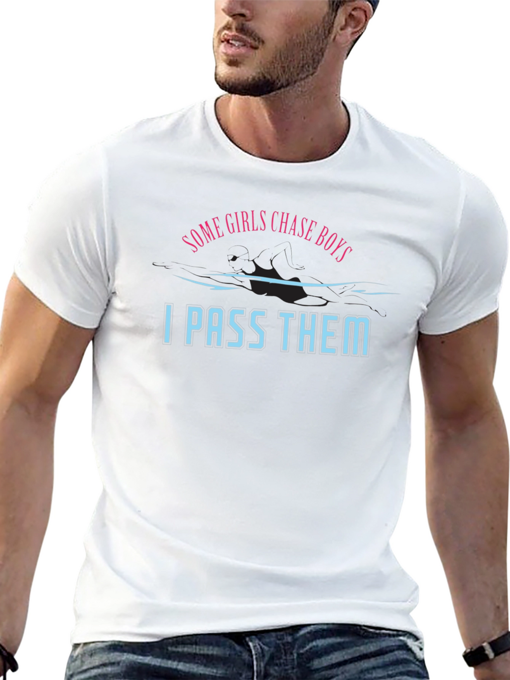 Funny I Pass Them Graphic Tee