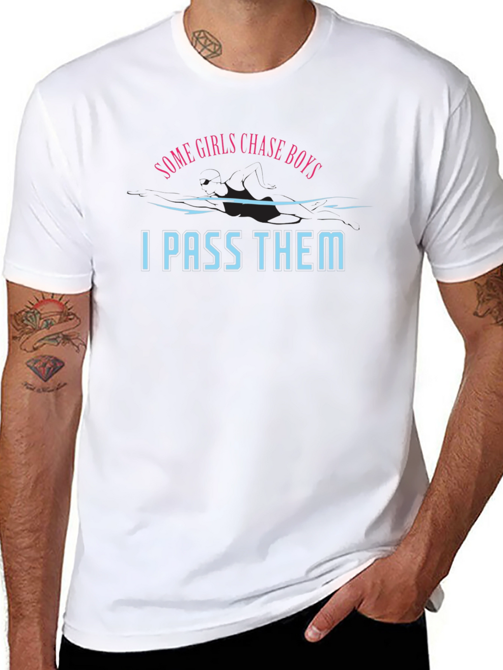 Funny I Pass Them Graphic Tee