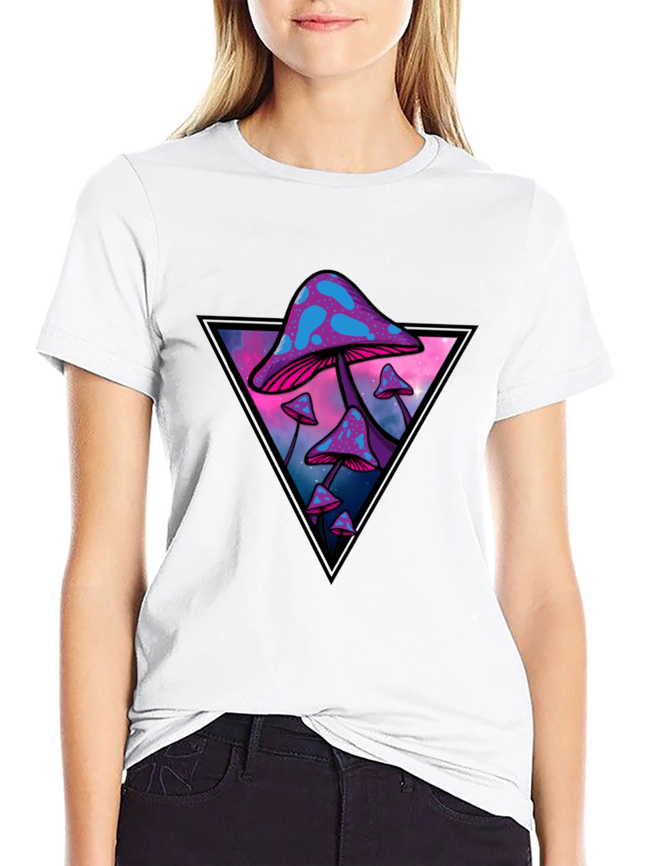 Psychedelic Mushroom Graphic Tee
