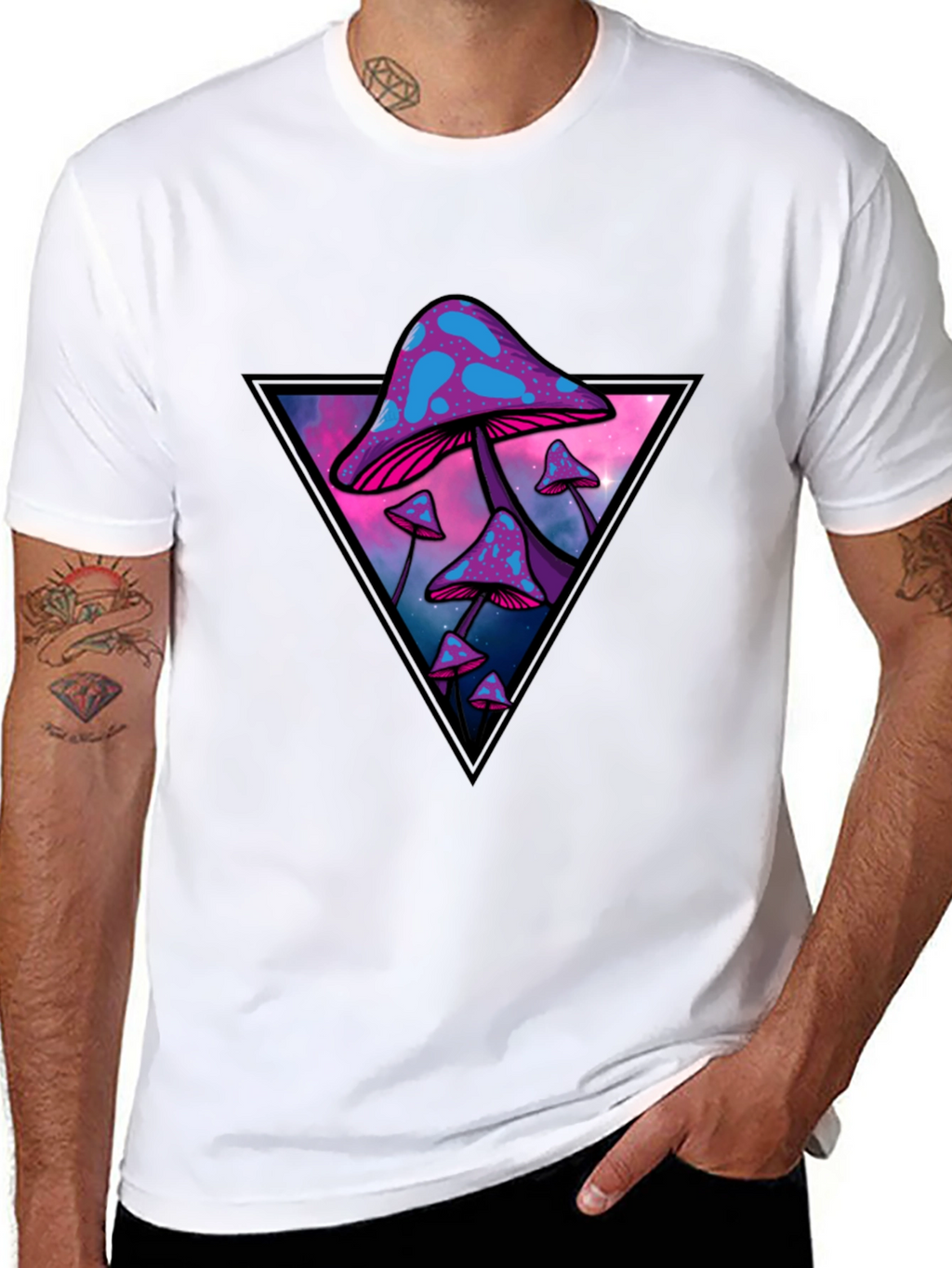 Psychedelic Mushroom Graphic Tee