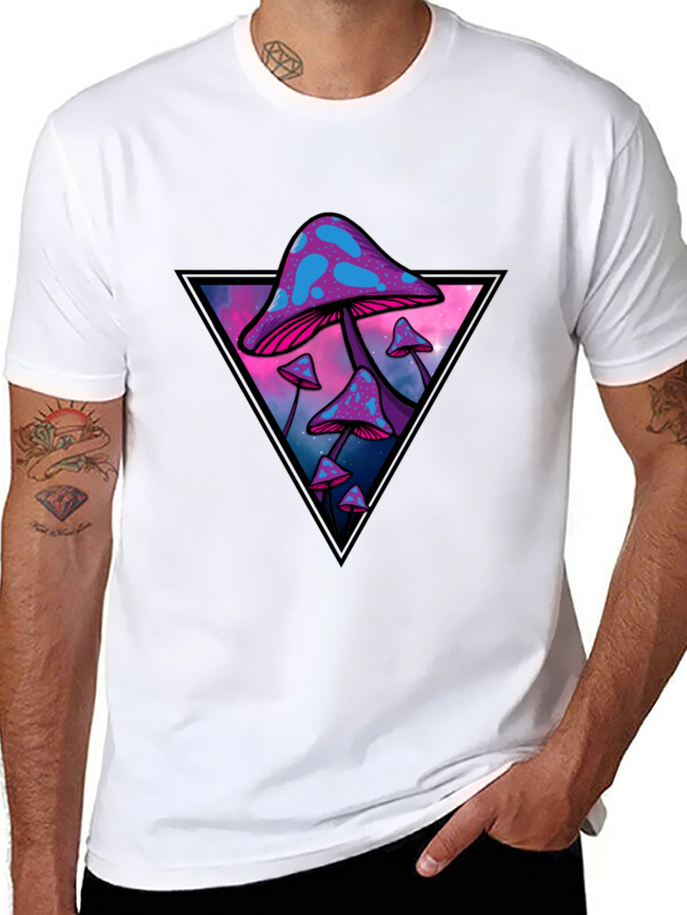 Psychedelic Mushroom Graphic Tee