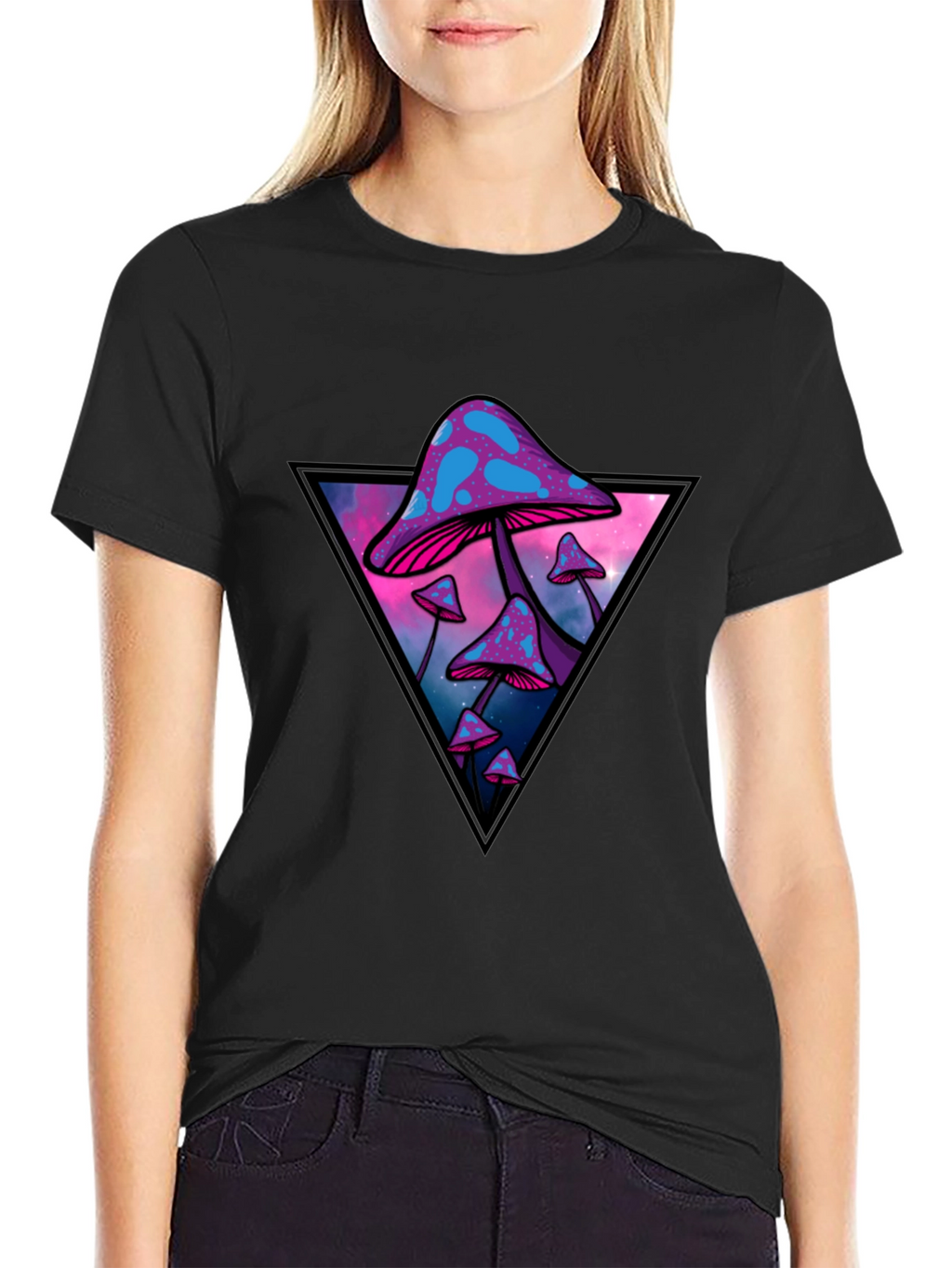 Psychedelic Mushroom Graphic Tee