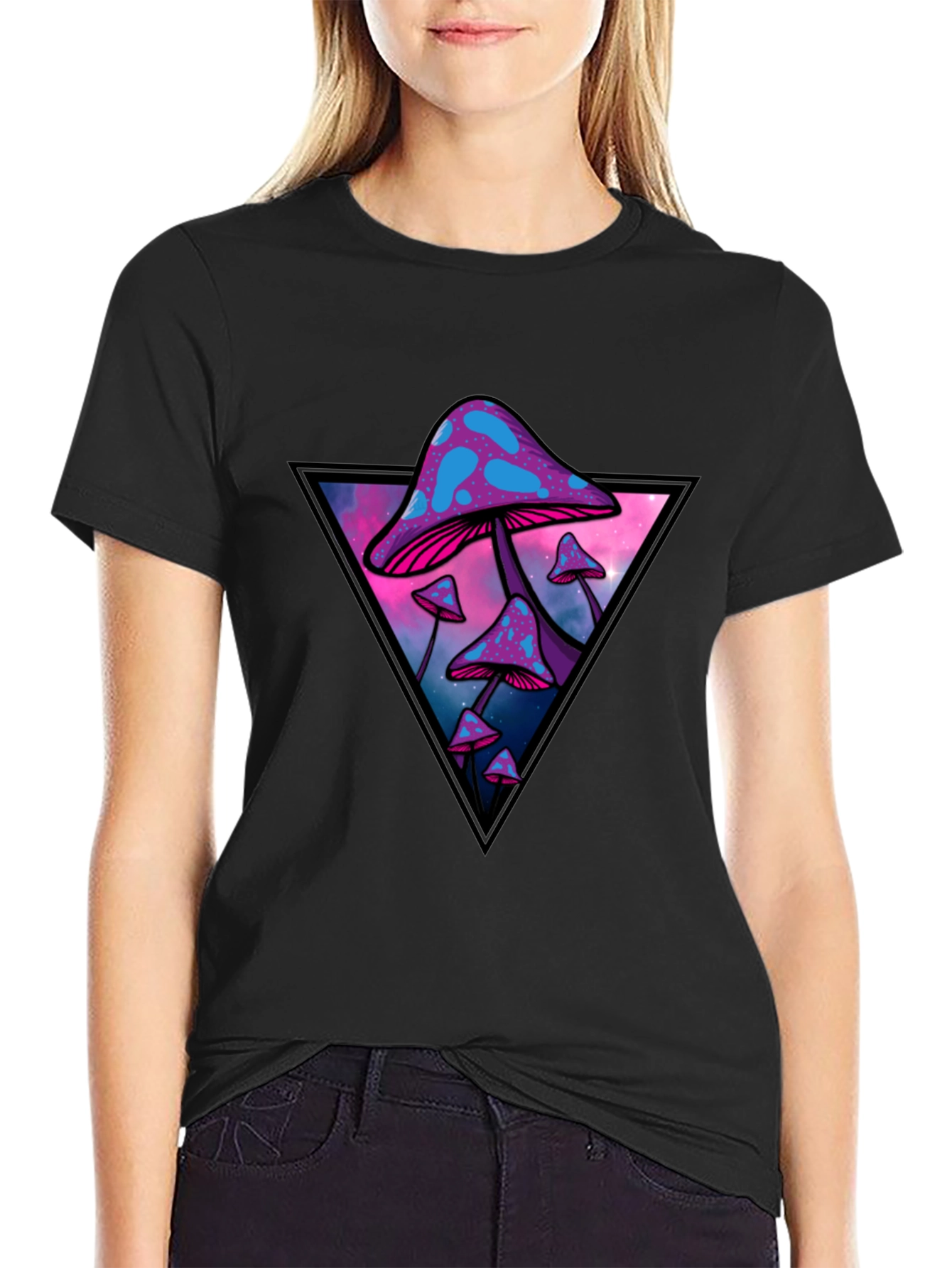 Psychedelic Mushroom Graphic Tee
