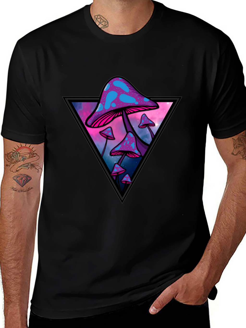 Psychedelic Mushroom Graphic Tee