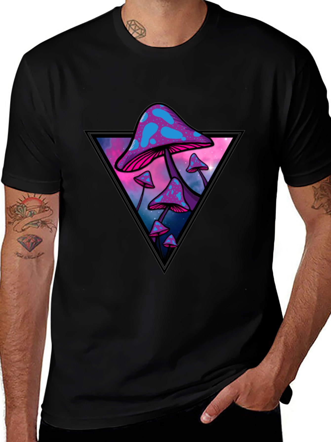 Psychedelic Mushroom Graphic Tee