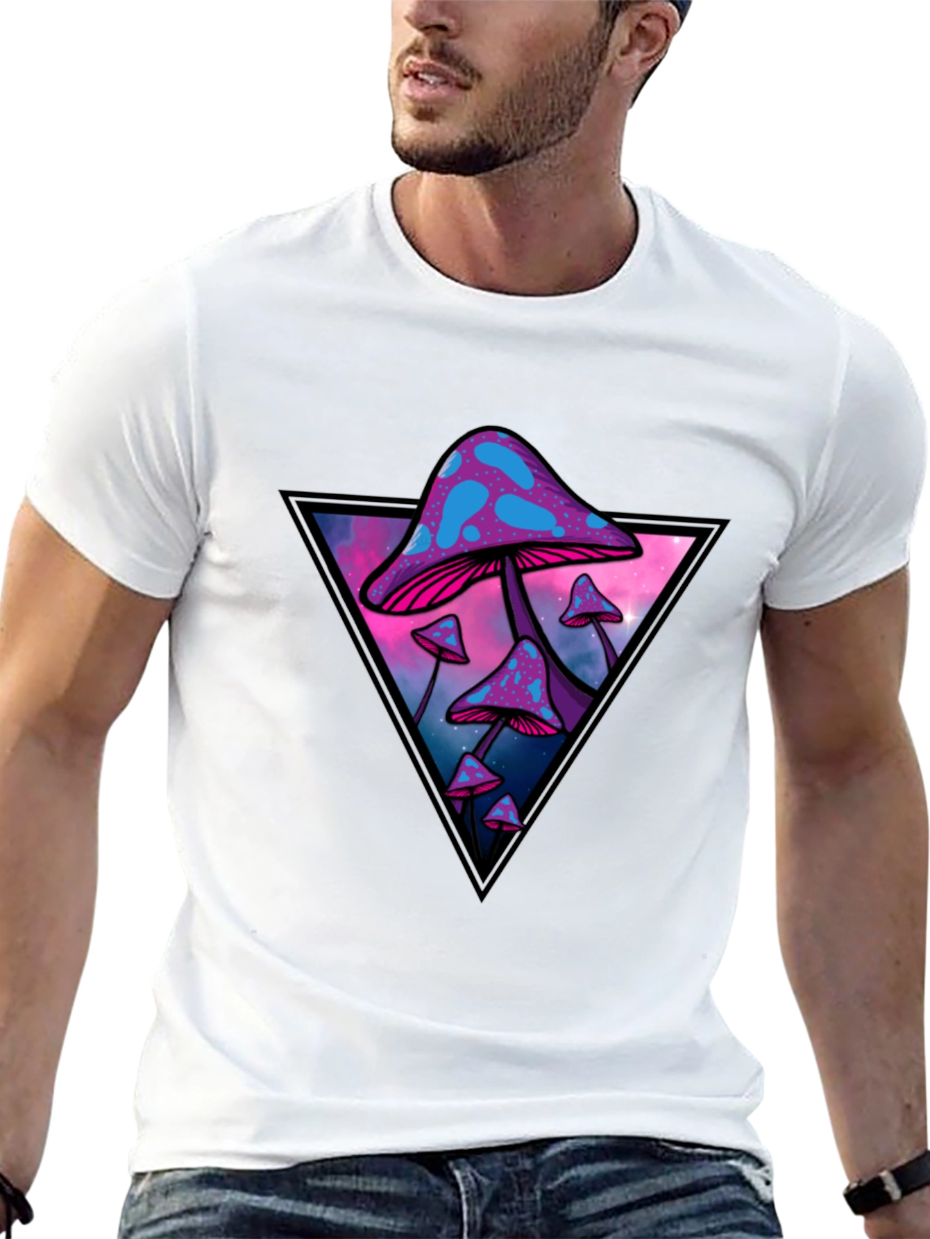 Psychedelic Mushroom Graphic Tee
