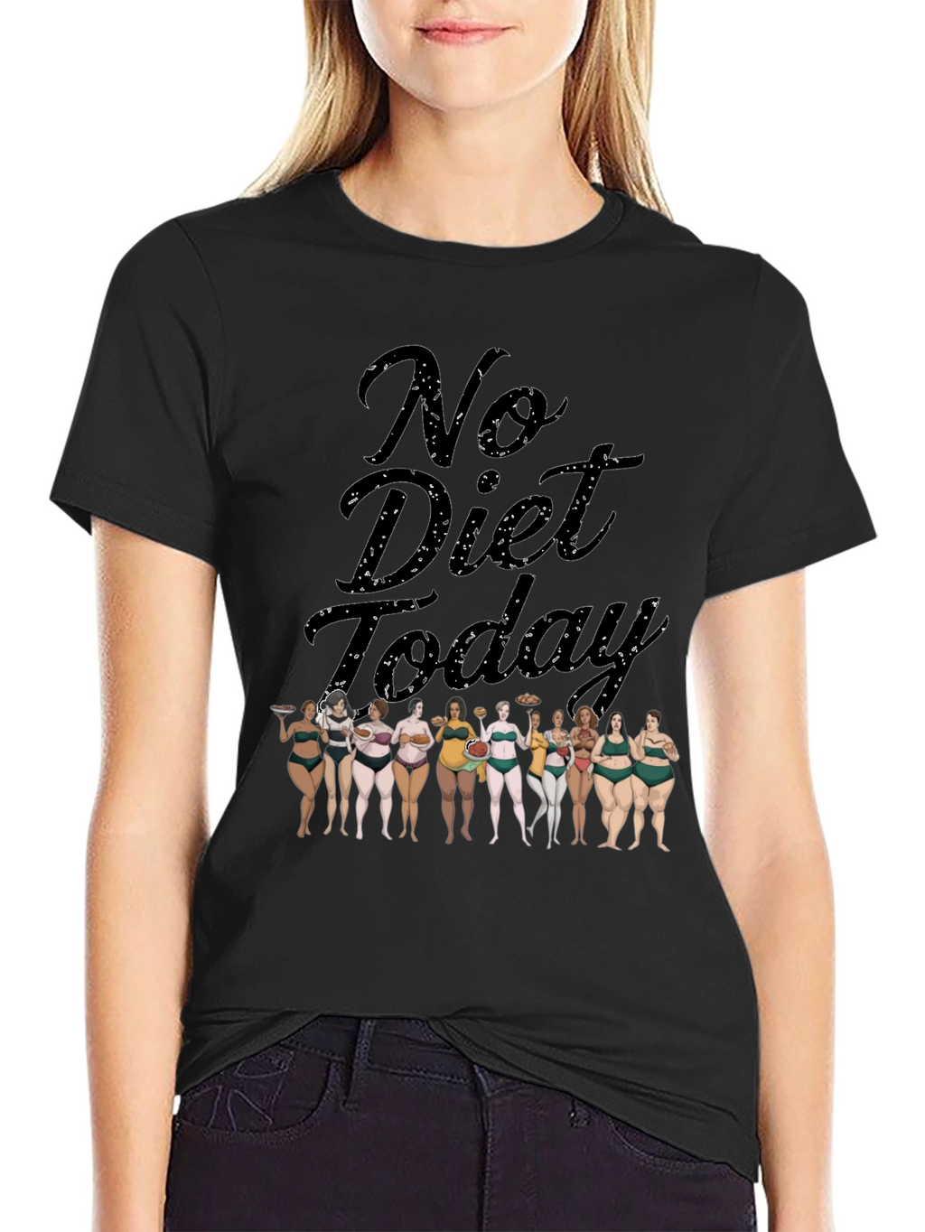 No Diet Today T-Shirt Body Positivity Tee