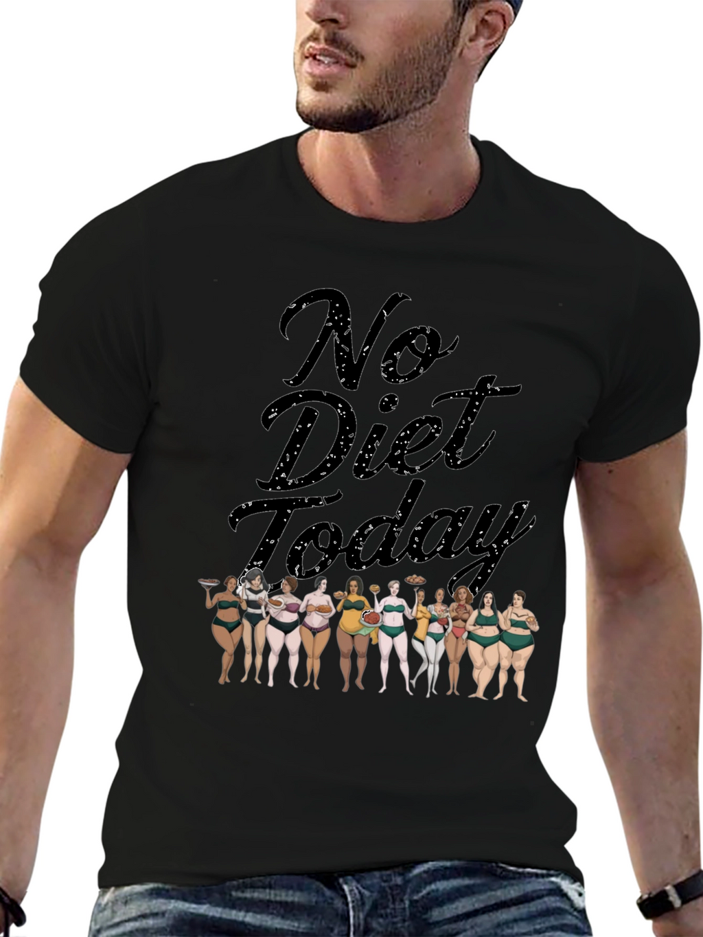 No Diet Today T-Shirt Body Positivity Tee