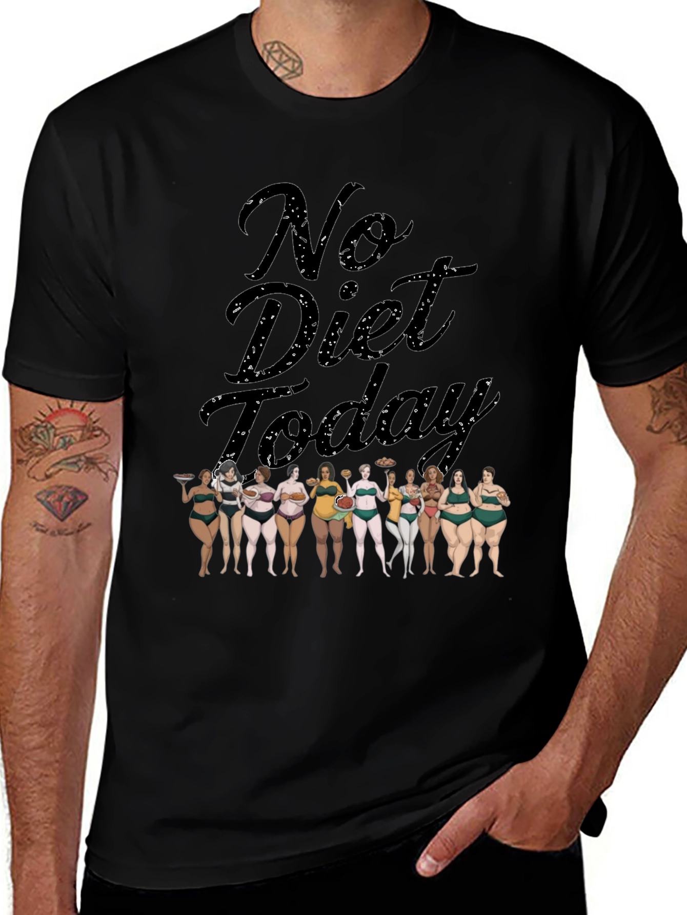 No Diet Today T-Shirt Body Positivity Tee