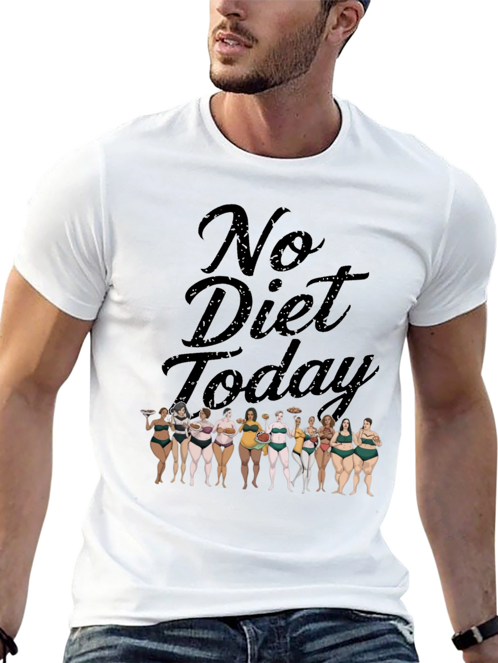 No Diet Today T-Shirt Body Positivity Tee