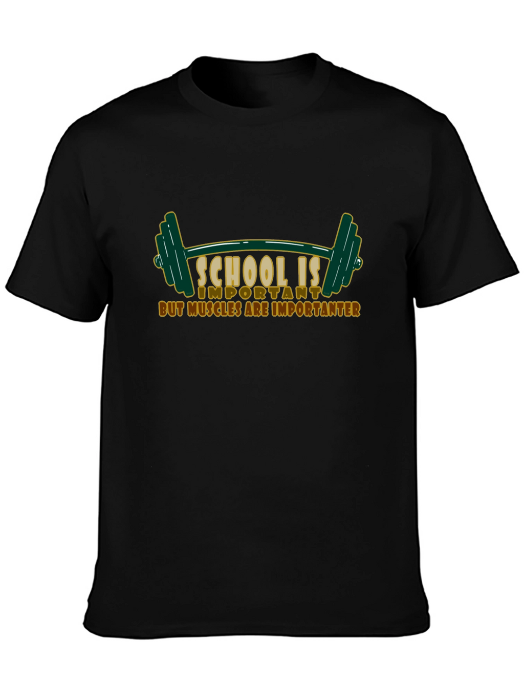 Funny Workout T-Shirt - School is Important