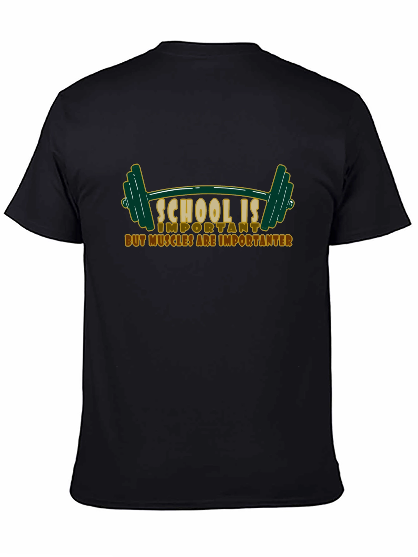 Funny Workout T-Shirt - School is Important