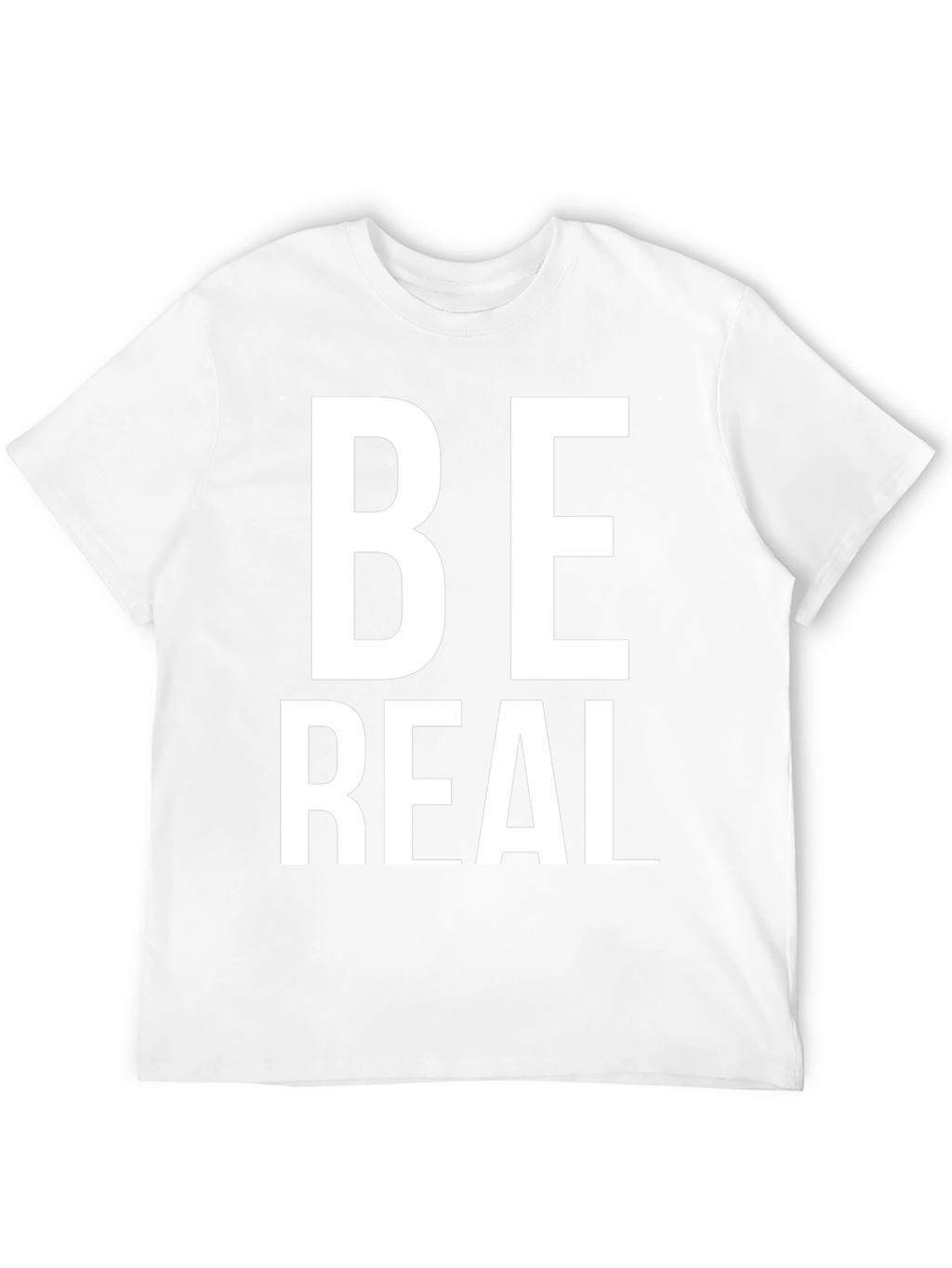 Be Real T-Shirt - Stylish Black Cotton Tee
