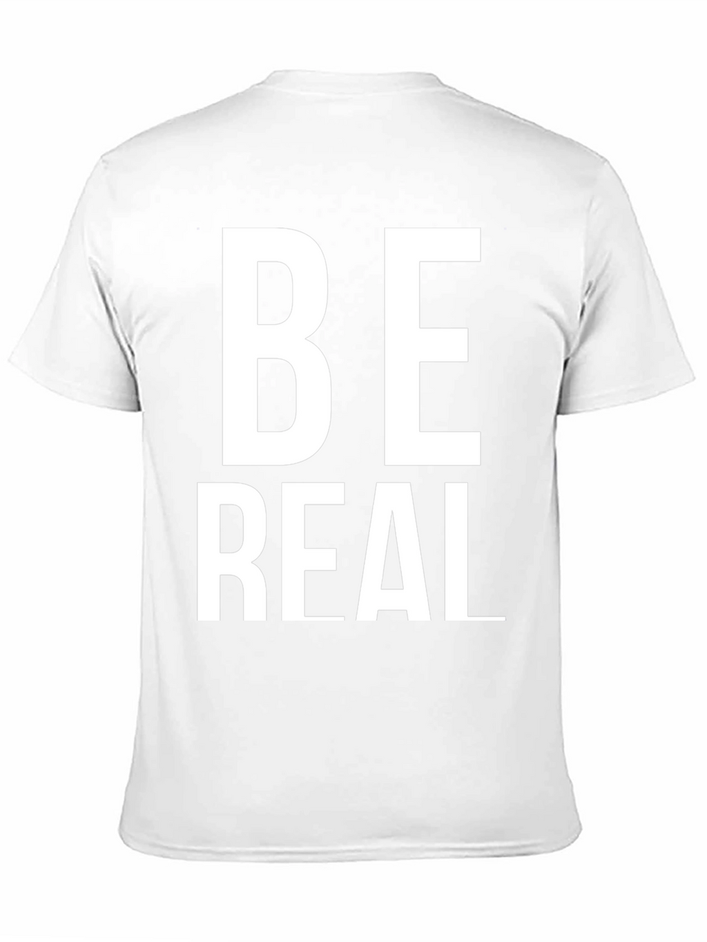 Be Real T-Shirt - Stylish Black Cotton Tee