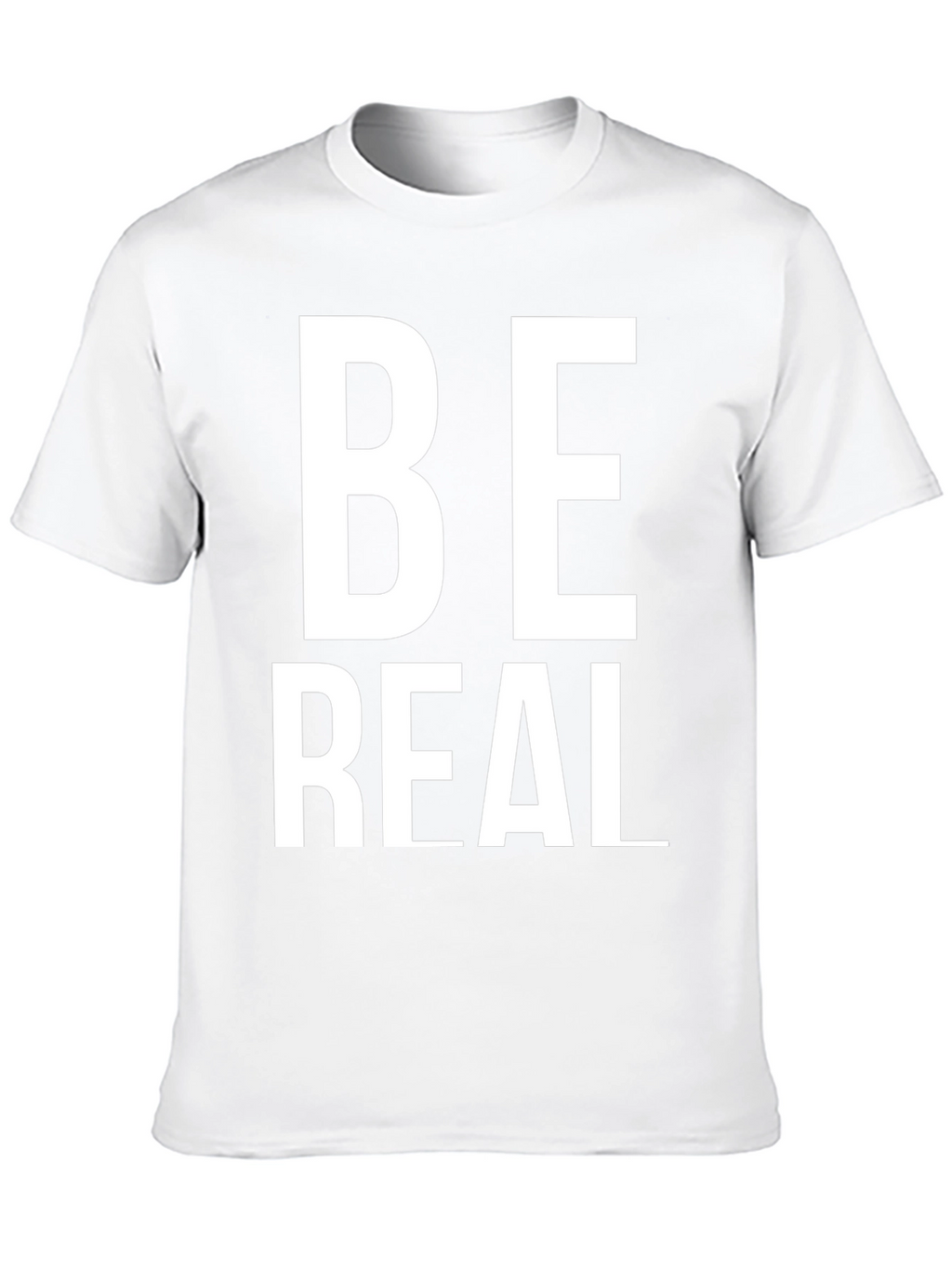 Be Real T-Shirt - Stylish Black Cotton Tee