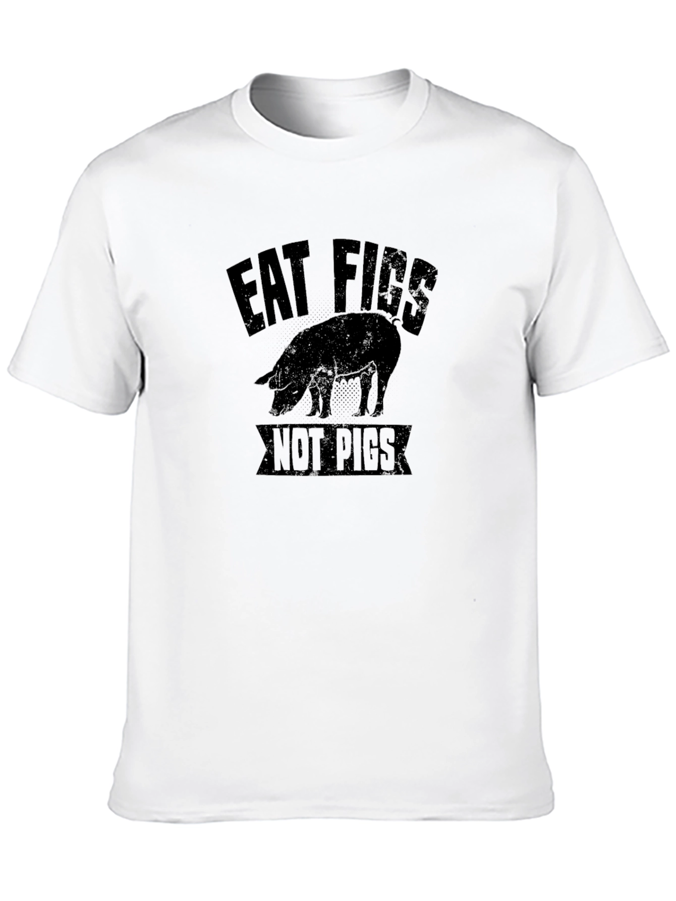 Eat Figs Not Pigs Graphic T-Shirt