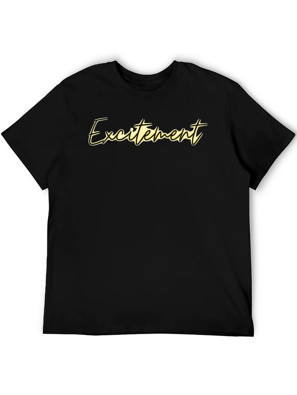 Excitement Black T-Shirt | Stylish Menswear