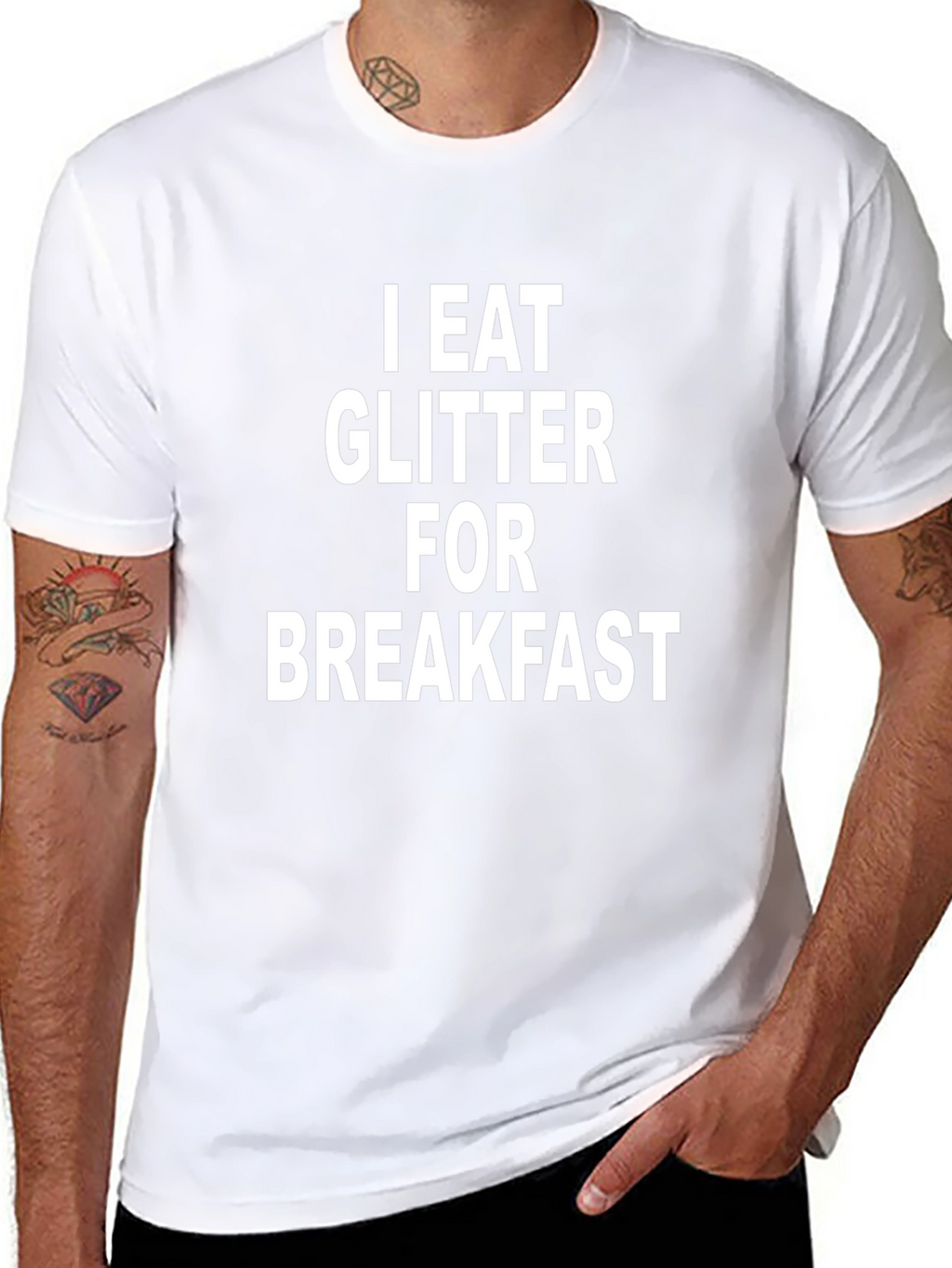 I Eat Glitter For Breakfast Graphic T-Shirt