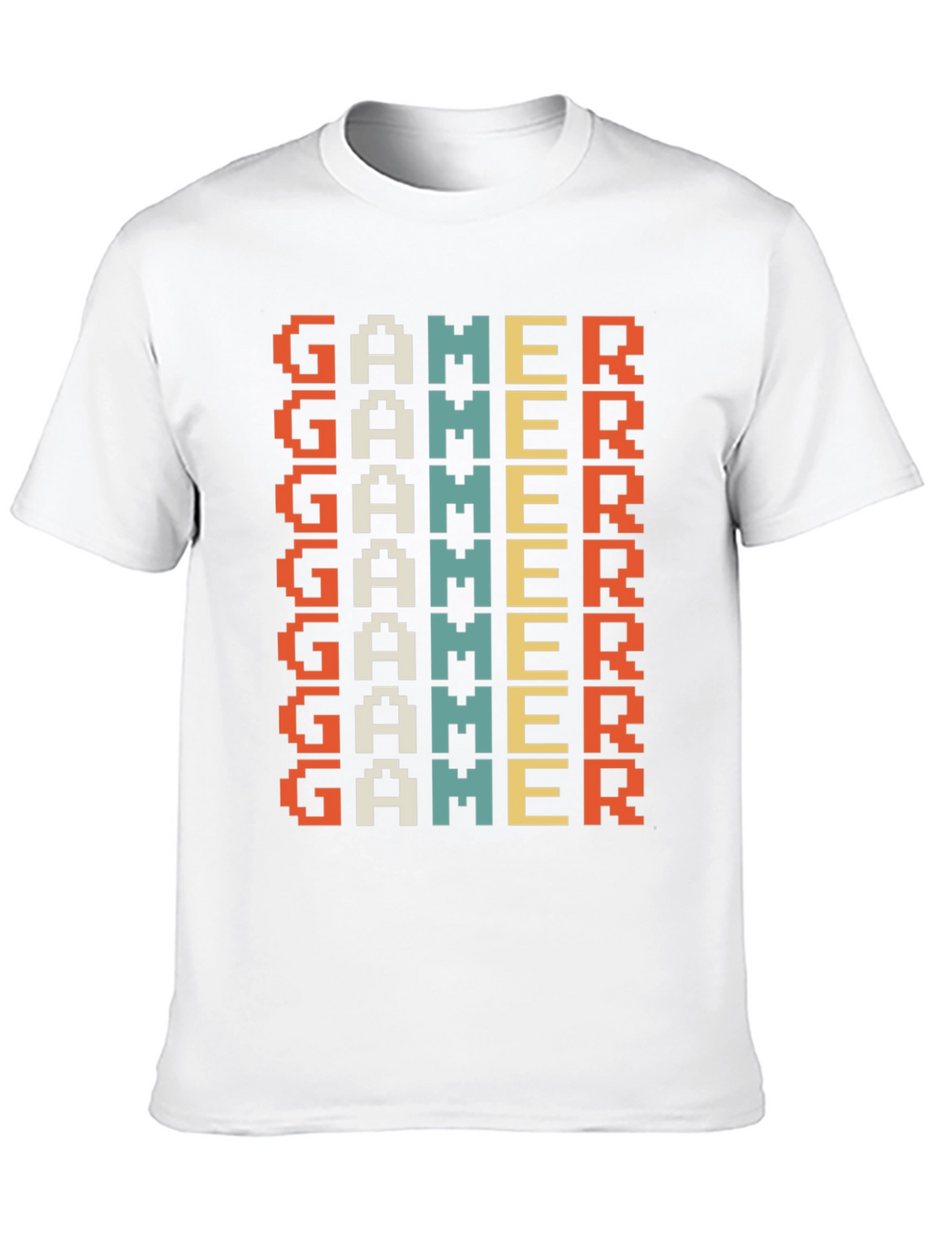 Retro Gamer T-Shirt - Pixel Art Design