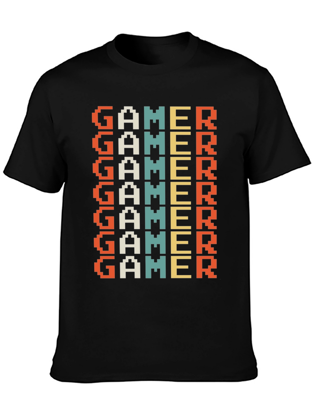 Retro Gamer T-Shirt - Pixel Art Design