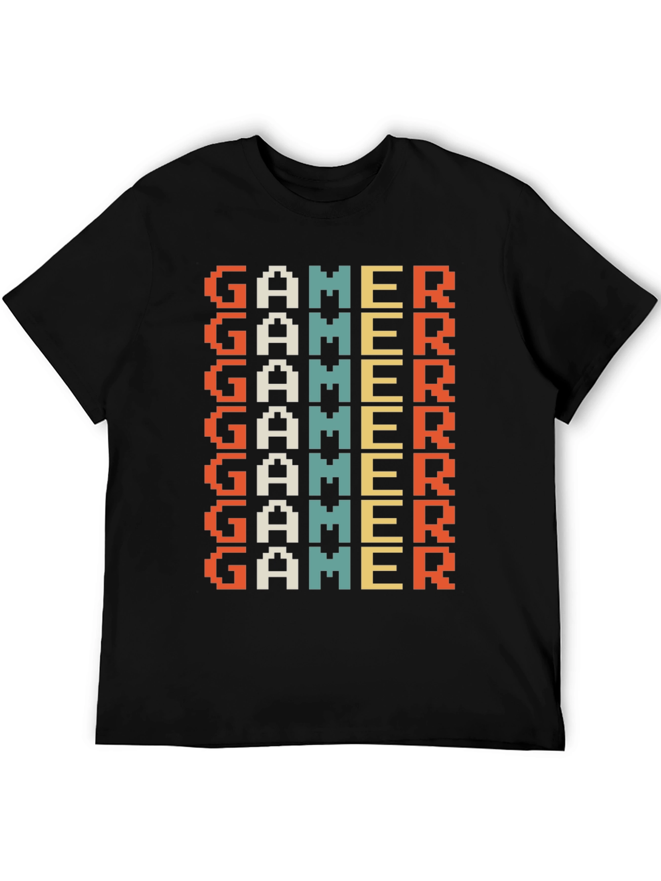 Retro Gamer T-Shirt - Pixel Art Design