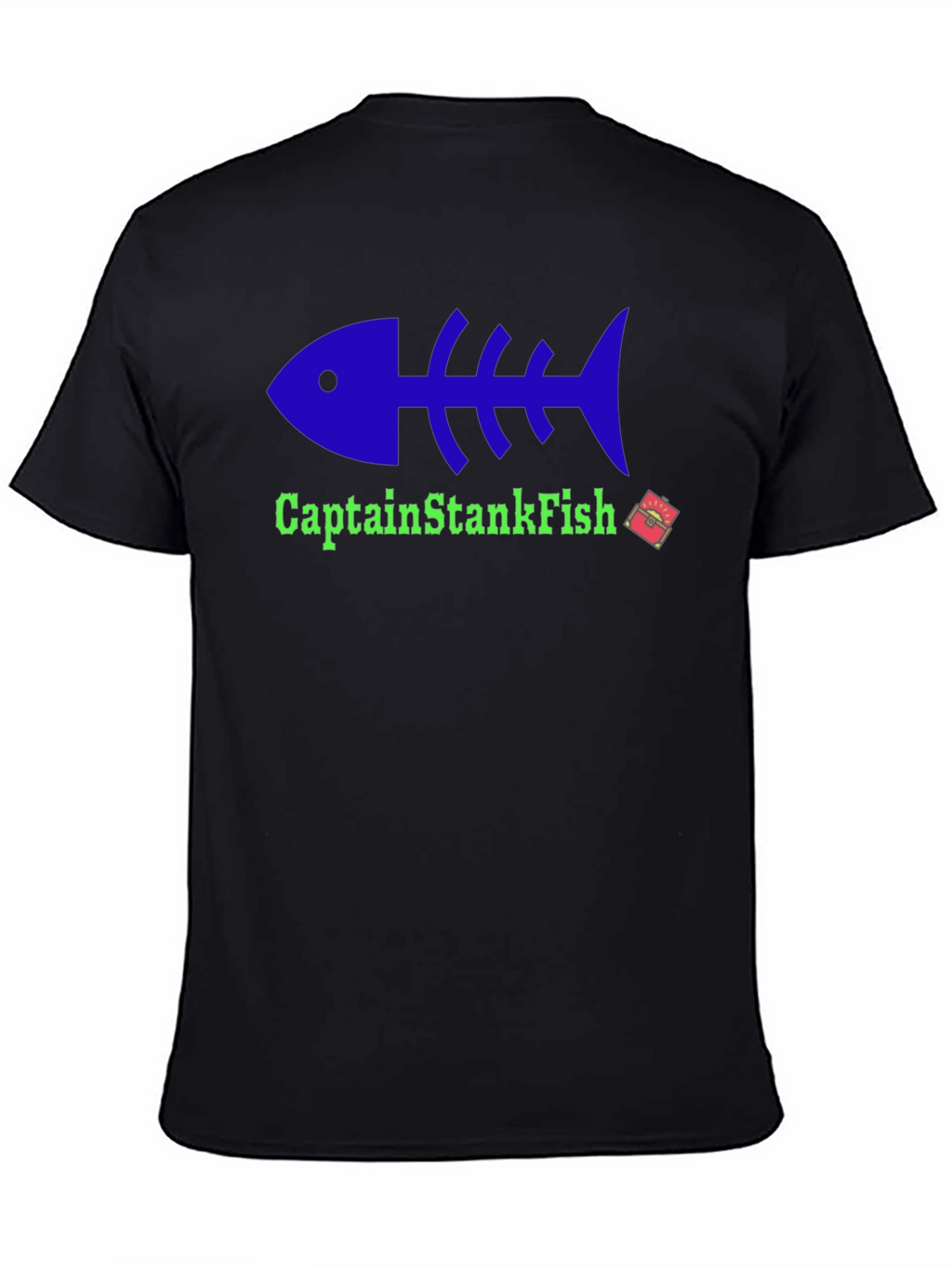 Captain StankFish Graphic Tee - Black T-Shirt