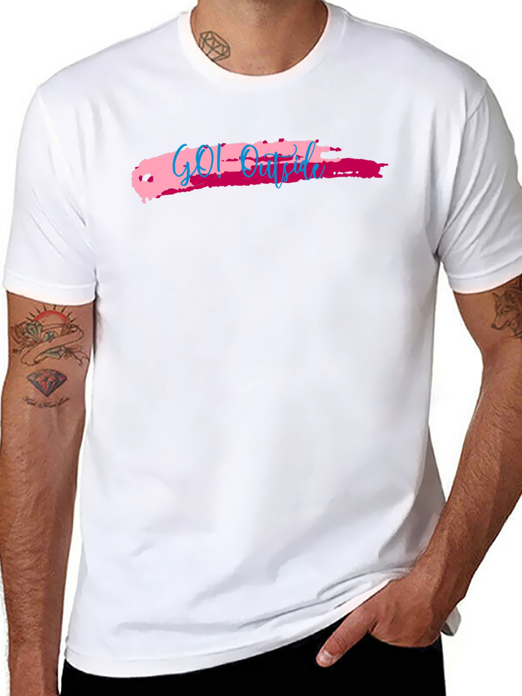Go! Outside Mens Graphic Tee